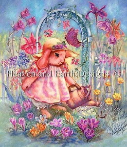 NXXeb`hJ } Heaven And Earth Designs HAED A ㋉ Judy Mastrangelo ̒ Buttercup Bunny's Garden Sʎh