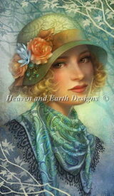 HAED クロスステッチ刺繍図案 Heaven And Earth Designs 輸入 上級者 Tracy Butler エバーグリーン Evergreen 全面刺し