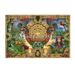 �����イ�N���X�X�e�b�`�}�� HAED Heaven And Earth Designs Ciro Marchetti �㋉�� Mayan Aztec Montage �S�ʎh��