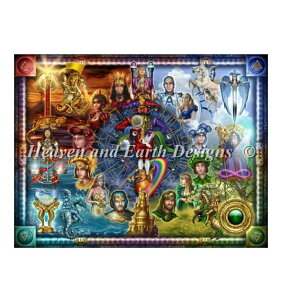 Heaven And Earth Designs NXXeb`hJ} A HAED ㋉ Ciro Marchetti قȂ^bg̖ Tarot of Dreams Montage Sʎh
