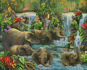 NXXeb`hJ} Heaven And Earth Designs A HAED ㋉ Mary Thompson ۂ̃v[ Mini Baby Elephant Pool Sʎh