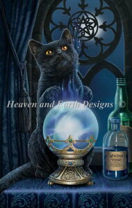 Heaven And Earth Designs �N���X�X�e�b�`�h�J�}�� HAED �㋉�� Lisa Parker �����̒�q Mini The Witches Apprentice �S�ʎh��