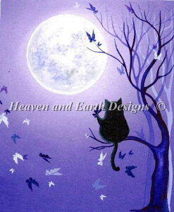 Heaven And Earth Designs �N���X�X�e�b�`�h�J�}�� HAED �㋉�� Annya Kai �Q�������̒� Violet Butterfly Swirl �S�ʎh��