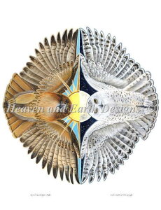 Heaven And Earth Designs �N���X�X�e�b�`�h�J�}�� HAED �㋉�� Sandra SanTara ����̔��� Spirits Day Night Flight