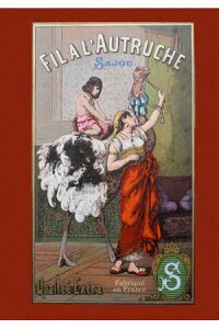 yDM֑ΉzSajou |XgJ[h Carte postale Sajou Fil  l'Autruche t TW[ tX ]TW[ O[eBOJ[h CP_001_XFAUT