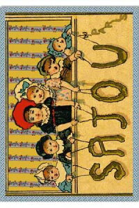 �T�W���[ �|�X�g�J�[�h Carte postale Sajou Thtre d'enfants �t�� �t�����X �O���[�e�B���O�J�[�h CP_001_THEA �y�\��z