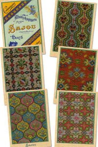 yDM֑ΉzSajou |XgJ[h(6g) Six cartes postales Sajou tapisserie au petit point Srie 103 t TW[ tX ]TW[ O[eBOJ[h CP_006_TAP_04