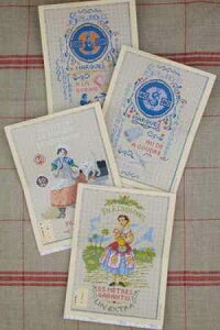 サジュー クロスステッチ図案 Album Sajou n° 900 point de croix - srie rouge 刺しゅう LIV_ALBUM_SAJ_900 【予約】