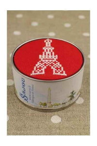 TW[ NXXeb`hJLbg yGbtFz Kit de point de croix Sajou Bote  broder - Tour Eiffel rouge A ㋉ KIT_PDC_BTE_SAJ_PARIS_01C i\j