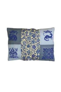 Sajou NXXeb`hJLbg yVm\[u[NbVz Cross stitch kit: Chenonceau blue cushion A ㋉ KIT_PDC_MUP_CHEN_16 i\j