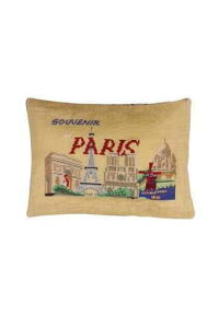 Sajou NXXeb`hJLbg yp̃NbVz Cross stitch cushion kit Paris - Tea linen ㋉ A KIT_PDC_SAJOU_38A i\j