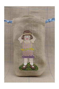 Sajou NXXeb`hJLbg ygK[Ez LITTLE GIRLS CROSS STITCH KIT BALSAMIE MODEL ㋉ A KIT_PDC_MUP_SAJ_30 i\j