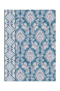 SAJOUiTW[j Rbgn 45x65cm yCOUPON TISSU DAMAS BLEU MOTIF PRINCIPALz Jbgς pb`[N tX T_SAJ_C_050_075_PER_05A y\z