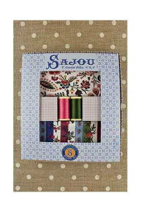Maison Sajou�i�T�W���[�j �Ȑ��n2��ƃ~�V����2�{�̃{�b�N�X�Z�b�g �yBOTE CADEAU TISSUS ET FILS COQUECIGRUES�z �t�����X BTE_TIS_SAJ_FIL_02_01_A �y�\��z
