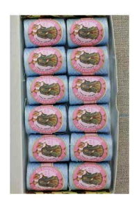 Sajou ���[�X�� 12�� 110m �V�G�� �yBOTE 12 COCONS CALAIS FIL DENTELLE N° 6750 - CIEL�z ���[�X�҂� �t�����X CHDENT_CALAIS_ASS_12_6750 �y�\��z