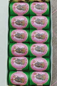 Maison Sajou�i�T�W���[�j ���[�X�� 12�� 110m �K�]�� �yBOTE 12 COCONS CALAIS FIL DENTELLE N° 6871 - GAZON�z ���[�X�҂� �t�����X CHDENT_CALAIS_ASS_12_6871 �y�\��z