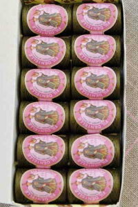 sajou ���[�X�� 12�� 110m �I���[�u�t�H���Z �yBOTE 12 COCONS CALAIS FIL DENTELLE N° 6844 - OLIVE FONC�z ���[�X�҂� �t�����X CHDENT_CALAIS_ASS_12_6844 �y�\��z