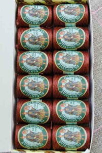 SAJOU ���[�X�� 12�� 110m �V���e�[�j�� �yBOTE 12 COCONS CALAIS FIL DENTELLE N° 6440 - CHTAIGNE�z ���[�X�҂� �t�����X CHDENT_CALAIS_ASS_12_6440 �y�\��z