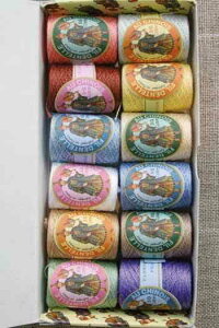 Maison Sajou ���[�X�� 12�� 110m �A�\�[�g�yFIL DENTELLE COCONS CALAIS ASSORT. N°4 - 12 COCONS TONS PLES�z ���[�X�҂� �t�����X CHDENT_CALAIS_ASS_12_04 �y�\��z