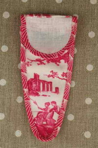 TW[iSAJOUj VU[P[X yTUI POUR CISEAUX TAILLE XL TOILE DE JOUY ROSE BIAIS FUCHSIAz tX 3701098600536 y\z