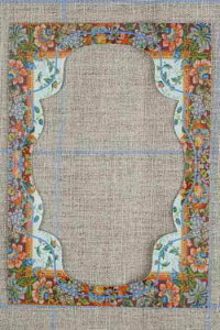 TW[iMaison Sajouj t[ yVO~ yPASSE-PARTOUT MOTIF TAPIS MODLE ORIENTz tX PAP_PASP_ORIENT y\z