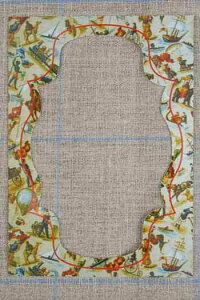 Sajou�i�T�W���[�j �t���[�� �I�[���h�g�C�Y �yPASSE-PARTOUT MOTIF JOUETS MODLE SUISSE�z �t�����X PAP_PASP_SUISSE �y�\��z
