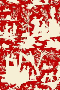 Maison Sajou vgn 45x65cm ͂ yCOUPON TOILE DE JOUY OFFRANDE  L'AMOUR OMBRES CHINOISES CRUz Jbgς tX T_SAJ_C_050_075_PER_15A y\z