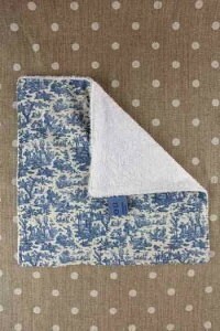 SAJOU �y�\��z �t�����X�� �iESSUIE-MAINS 25 X 25 CM OFFRANDE  L'AMOUR MINIATURE BLEU�j�M�t�g �x�r�[ �v���[���g �o�Y�j�� �Ԃ���� �������� �^�I���n���J�` �����Y �E�H�b�V���^�I��