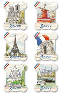 ]ETW[iMaison Sajouj I[KiCU[  ySIX CARTES  FIL SAJOU SEINE VUES DE PARISz tX | CAR_CF_006_SEINEy\z