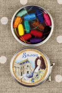 Maison Sajou �e�B���� �����Z�b�g ���]���E�T�W���[ �y�\��z �t�����X�� �i12 BBS COCONS FIL POLYESTER TONS VIFS BOTE MTAL LOUIS XIV�jBTE_MET_053_SAJ_23