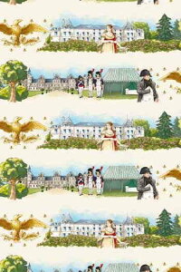 SajouiTW[j vgn 45x65cm ͂ yCOUPON TISSU PUR COTON NAPOLON & JOSPHINEz Jbgς tX T_SAJ_C_050_075_PER_24A y\z