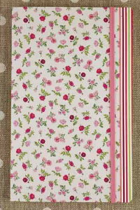 MAISON SAJOU�i�T�W���[�j �m�[�g �yCARNET AVEC LASTIQUE LES ROSES DE JOSPHINE�z �t�����X�� CAR_ELAS_SAJ_05�y�\��z