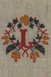 Sajou }Ĉςݎhイz lyBRODERIE TRADITIONNELLE LETTRE LztX KIT_BRO_ALPH_01_L y\z