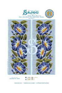 ]ETW[iMaison Sajouj NXXeb`hイ`[g } y-GRILLE DE POINT DE CROIX VOLUBILIS-z tX GRI_PDC_FLE_03 y\z