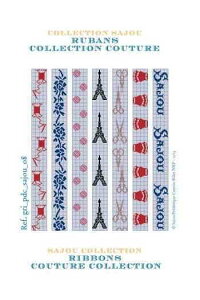 Sajou NXXeb`hイ`[g } yGRILLE DE POINT DE CROIX RUBANS COUTUREz | A ㋉ GRI_PDC_SAJOU_08y\z