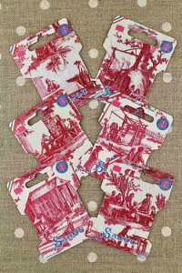 �T�W���[�iMaison Sajou�j �I�[�K�i�C�U�[ ������ �yCARTES RANGEMENT RUBANS ET FILS TOILE DE JOUY�z �t�����X ��| CAR_RUB_006_070_090_07�y�\��z