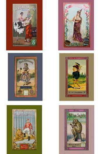 SAJOU |XgJ[h 6Zbg yPOCHETTE DE SIX CARTES ?TIQUETTES FIL ANCIENNESz  ē ҏ tX t O[eBOJ[h@tX PAPE_CP_FIL_ASS_01y\z