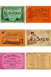 TW[iMAISON SAJOUj |XgJ[h 6Zbg yPOCHETTE DE SIX CARTES ALBUMS SAJOU 1z  ē ҏ tX t O[eBOJ[h@tX PAPE_CP_ALB_ASS_01y\z