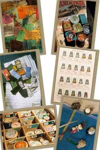 Maison Sajou |XgJ[h 6Zbg yPOCHETTE DE SIX CARTES MERCERIE ANCIENNE 4z  ē ҏ tX t O[eBOJ[h tX PAPE_CP_MER_ASS_04y\z