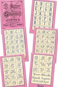 TW[iMaison Sajouj Gt |XgJ[h 6Zbg yPOCHETTE DE SIX CARTES BRODERIE ROSE 2z  ē ҏ tX nKL O[eBOJ[h tX PAPE_CP_ROS_ASS_02y\z