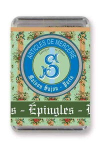 MAISON SAJOU ɍ mكs^n°4 tX y?PINGLES COUTURE N°4 BO?TE VERTEzEPI_BTE_200_SAJ_06y\z