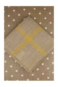 SajouiTW[j yCG[̃g[V-TORCHON ? BRODER LIN QUADRILLAGE JAUNE-z z NX tX AG TOR_LIN_QUA_JAUNE y\z