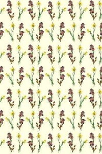 TW[iMaison Sajouj PVC | rj[R[eBOHn 45x65cm yCOUPON DE TISSU ENDUIT IRIS ET NARCISSESz Jbgς z tX T_SAJ_C_050_075_END_22Ay\z