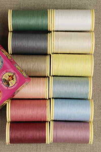 Sajou �p�b�`���[�N �~�V���� �M�t�g�{�b�N�X 12�{�Z�b�g �yPATCHWORK BO?TE 12 BOBINES TONS CLAIRS�z �t�����X�� CHPA_ASS_12_02_B�y�\��z