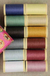 �T�W���[�iSajou�j �p�b�`���[�N �~�V���� �M�t�g�{�b�N�X 12�{�Z�b�g �yPATCHWORK BO?TE 12 BOBINES TONS ?TEINTS�z �t�����X�� CHPA_ASS_12_03_B�y�\��z