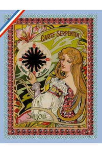 SAJOU |XgJ[h yCARTE POSTALE COLLECTION CARTE SERPENTINz  ] tX t O[eBOJ[h tX PAPE_CP_SAJ_SERPy\z