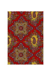 Maison Sajou(サジュー) プリント生地 45x70cm はぎれ 【COUPON TISSU ANDRINOPLE CACHEMIRE】 カット済み フランス エコテックス(OEKO-TEX) 輸入 T_SAJ_C_050_075_PER_26A 【予約】