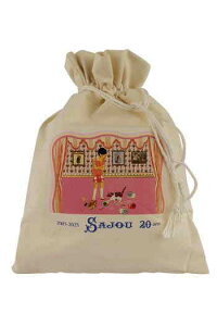 Maison Sajou �y �R�b�g�� / �В��o�b�O �z Sac coton a cordons Fille et Chat �t�����X �A���G�� CONF_SAC_18_24_06 �y�\��z