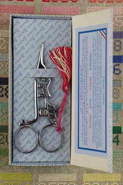 楽天市場】Sajou サジュー Pair of embroidery scissors Cart 