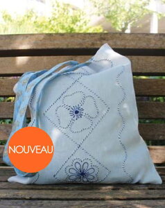 SAJOU hJLbg g[gobO yKIT TOTE BAG BRODERIE MARIE ANTOINETTE - }[EAglbg - z ㋉ A KIT_BRO_TOTE_08C y\z